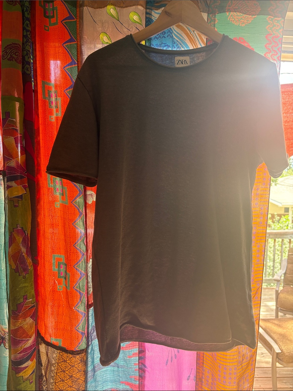 ZARA Lightweight Gray Womens Top